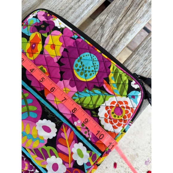 Vera Bradley Quilted Floral Zip Tablet/Laptop Case Pouch Bag Va Va Bloom 11X14 - Picture 7 of 8